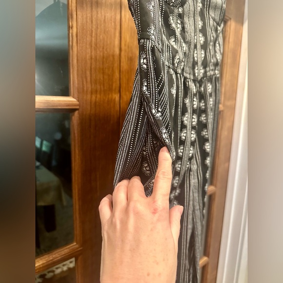 🔹Band of Gypsies Spaghetti Strap Jumpsuit Size Large - Smocked Top/Straight Leg - Picture 4 of 6